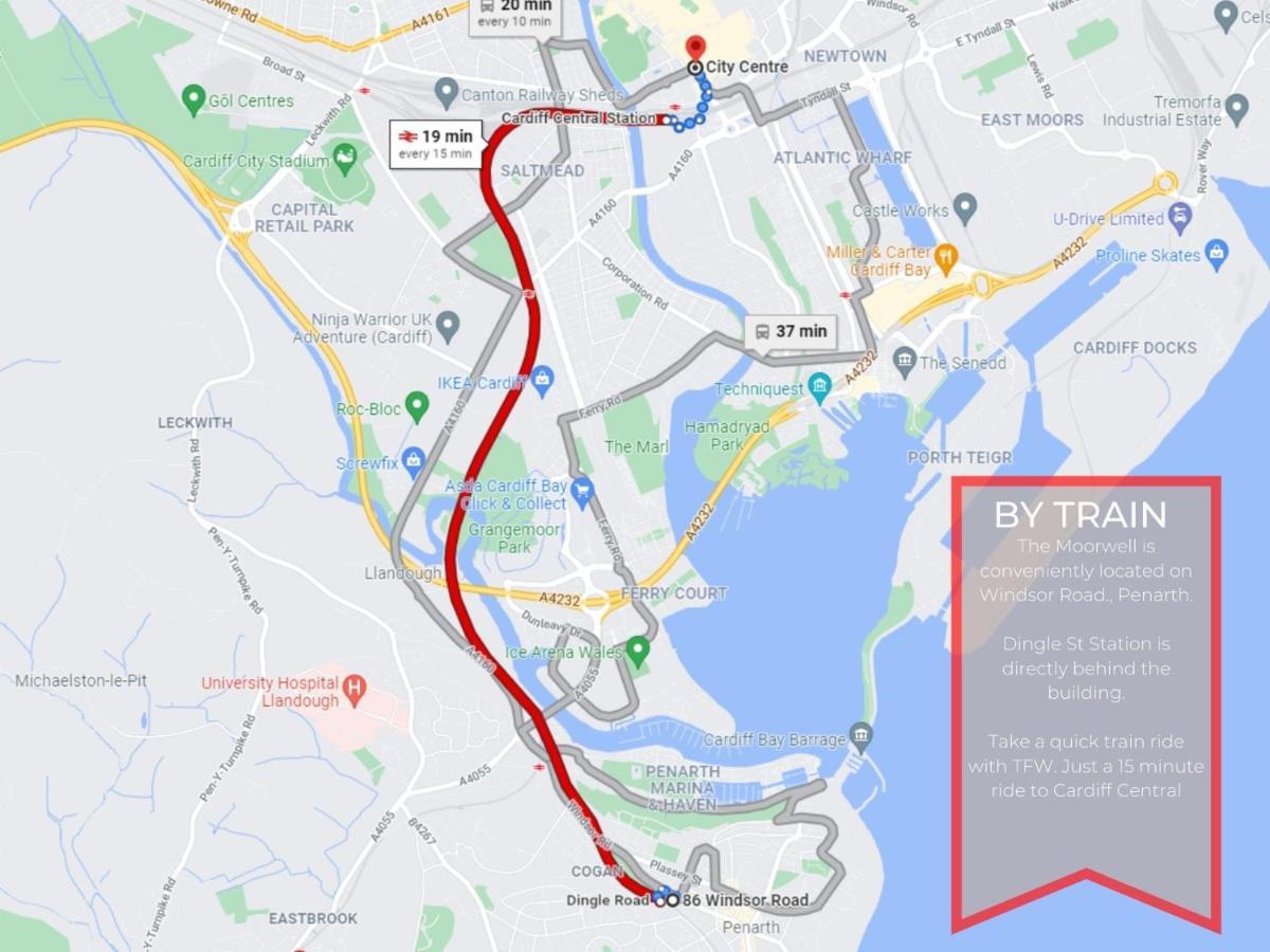Luxe Apartments, The Moorwell, Parking, Gym - 10Mins Cardiff City Ctr Ngoại thất bức ảnh